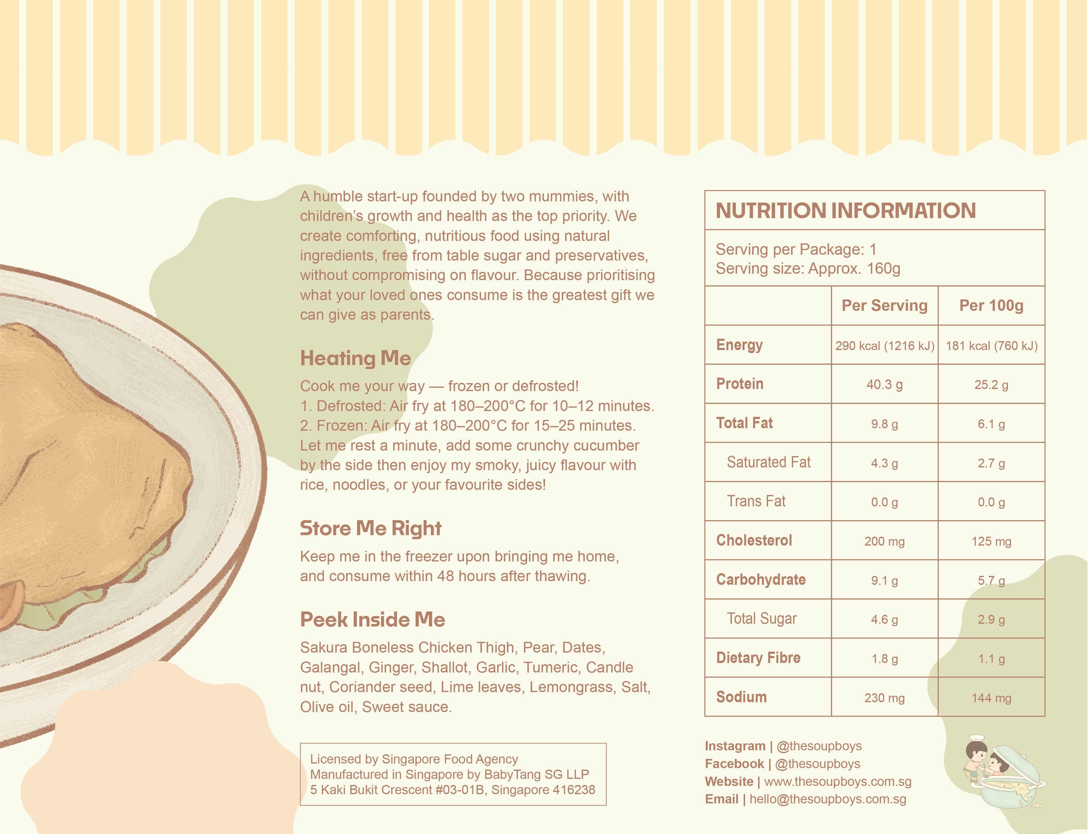 Ayam Pop (Indonesian-style Grilled Chicken) 500g (3 Sets)