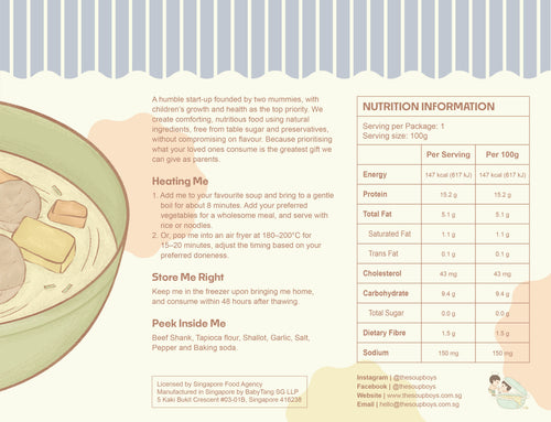 Bouncy Bakso (Beef Balls) Frozen 500g (5 Sets)