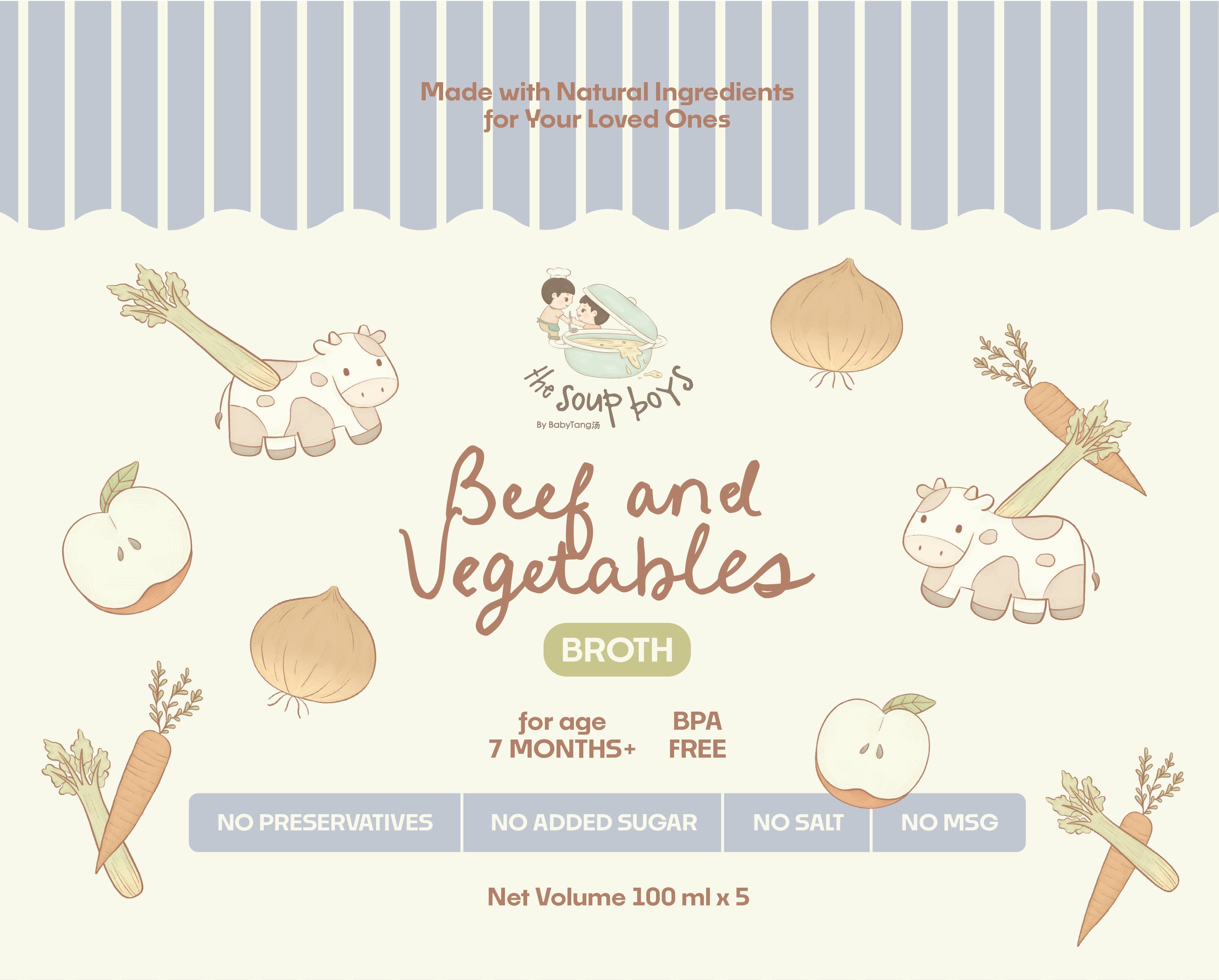 Beef & Vegetables Broth