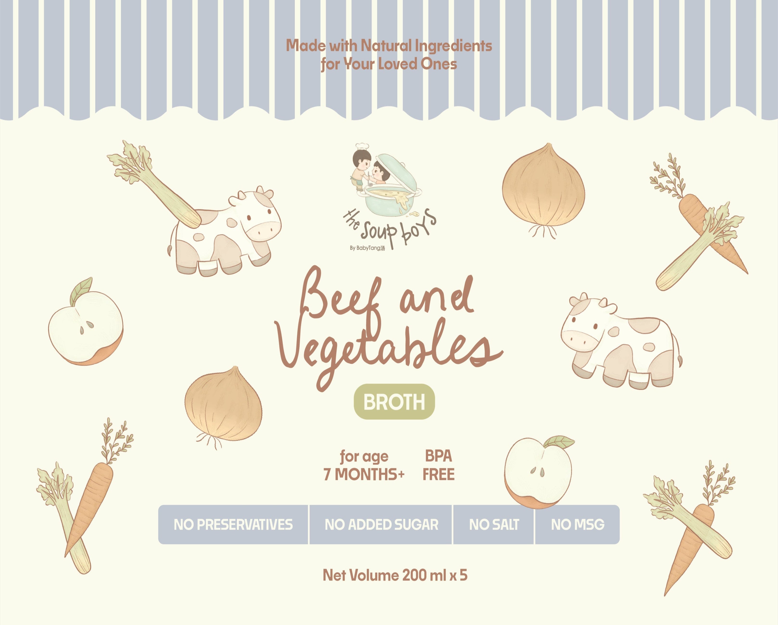 Beef & Vegetables Broth